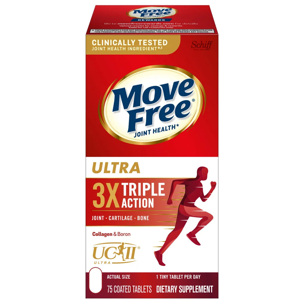 Schiff Move Free Ultra Triple Action Joint Supplement, 75 Tablets