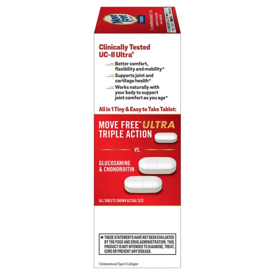 Schiff Move Free Ultra Triple Action Joint Supplement, 75 Tablets