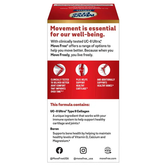 Schiff Move Free Ultra Triple Action Joint Supplement, 75 Tablets