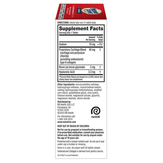 Schiff Move Free Ultra Triple Action Joint Supplement, 75 Tablets