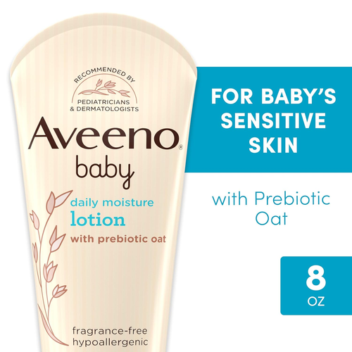 Aveeno Baby Daily Moisture Body Lotion for Delicate Skin with Natural Colloidal Oatmeal & Dimethicone - 8 fl oz