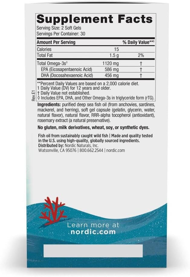 Nordic Naturals Ultimate Omega 2X Teen, Strawberry - 60 Mini Soft Gels