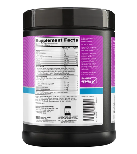 Optimum Nutrition Essential Amino Energy + Electrolytes, Grape, 1.42 lbs