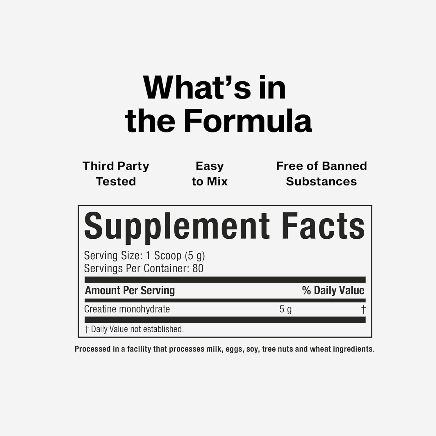 MuscleTech Platinum Creatine Monohydrate Powder (Unflavored), Micronized Creatine Supplement for Men & Women – 80 Servings