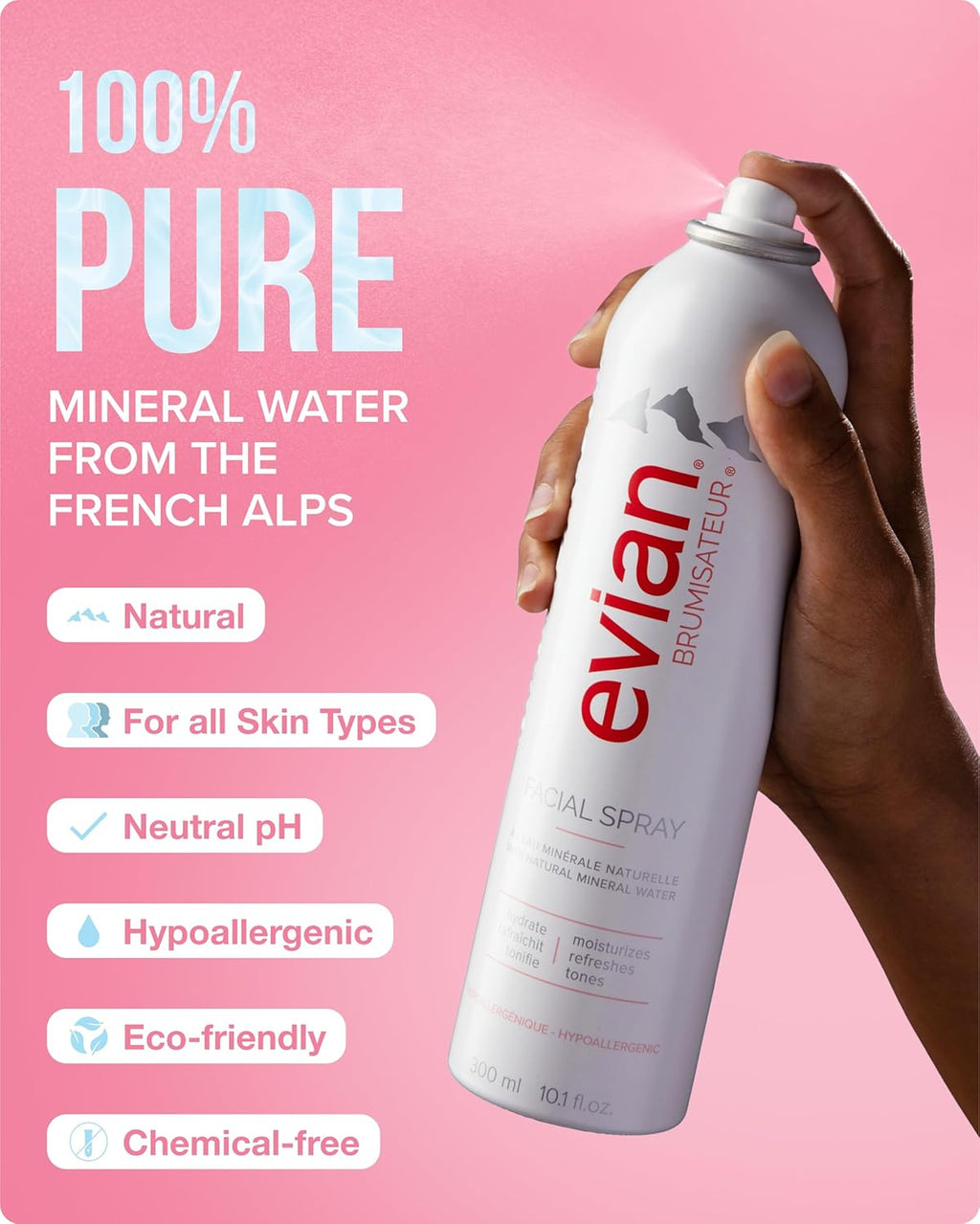 Evian Facial Spray, 10.1 oz
