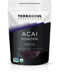 Terrasoul Superfoods Organic Acai Berry Powder, 4 Oz, Freeze-Dried for Freshness, Omega Fats Boost for Smoothie Bowls, and Antioxidant-Packed Superfoods Recipes