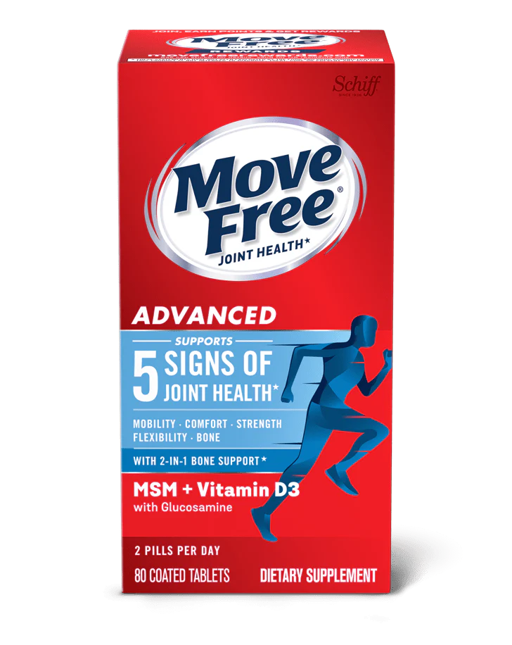 Move Free Advanced MSM + Vitamin D3 Glucosamine Chondroitin Joint Supplement