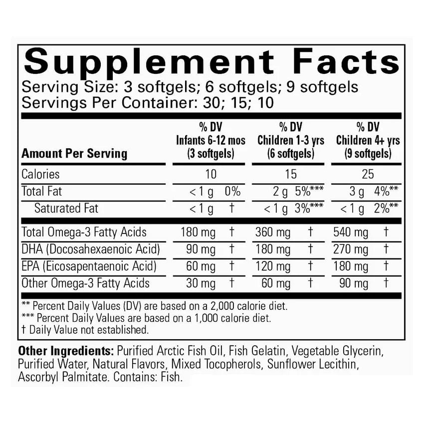ChildLife Pure DHA Softgels – Brain & Nervous System Support for Kids | 90 Softgels